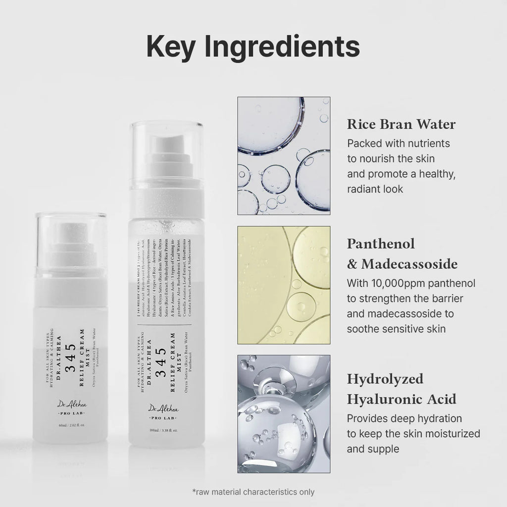 Dr. Althea 345 relief cream mist