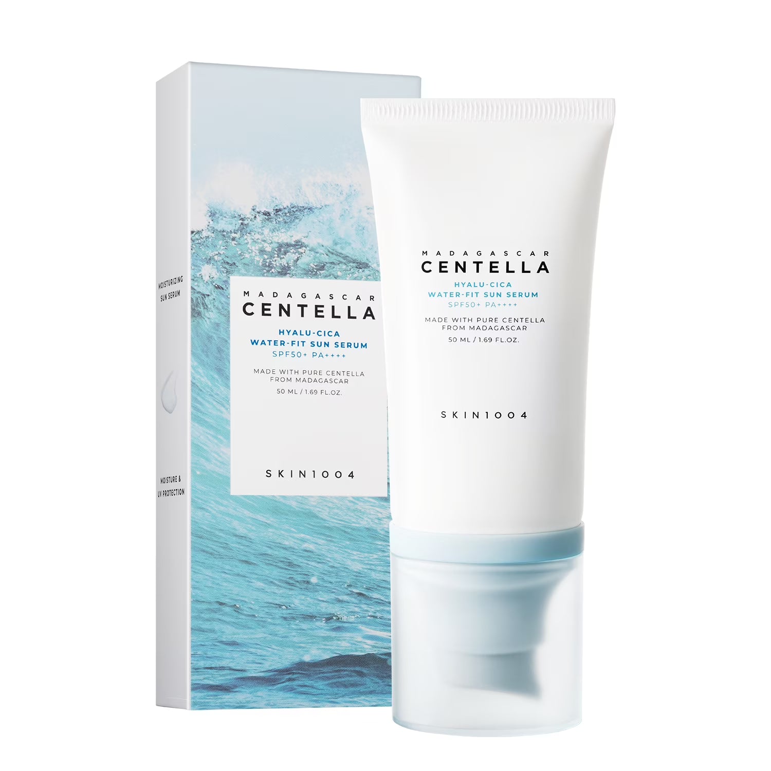 Skin 1004  CENTELLA premizing serum CENTELLA water-fit sunscreen