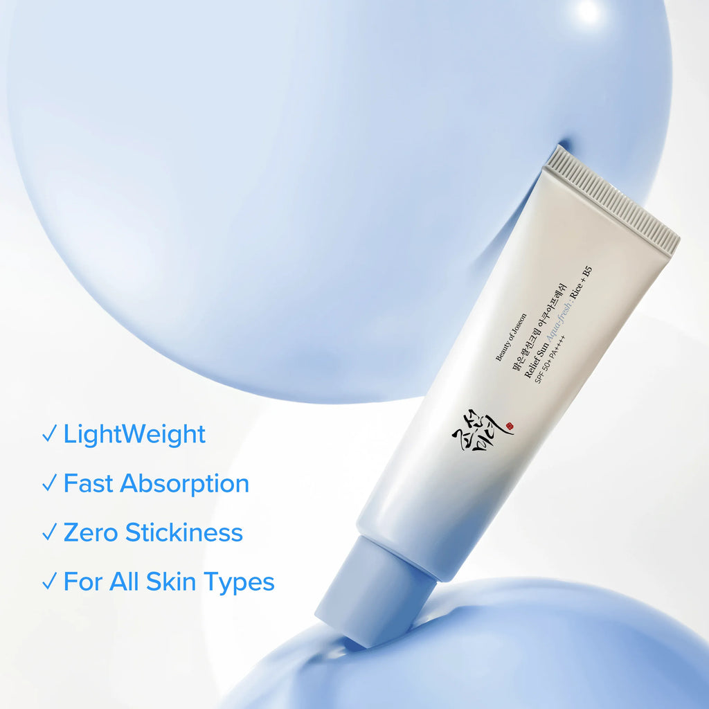 beauty of joseon Relief Sun Aqua-Fresh : Rice + B5 (SPF50+ PA++++)